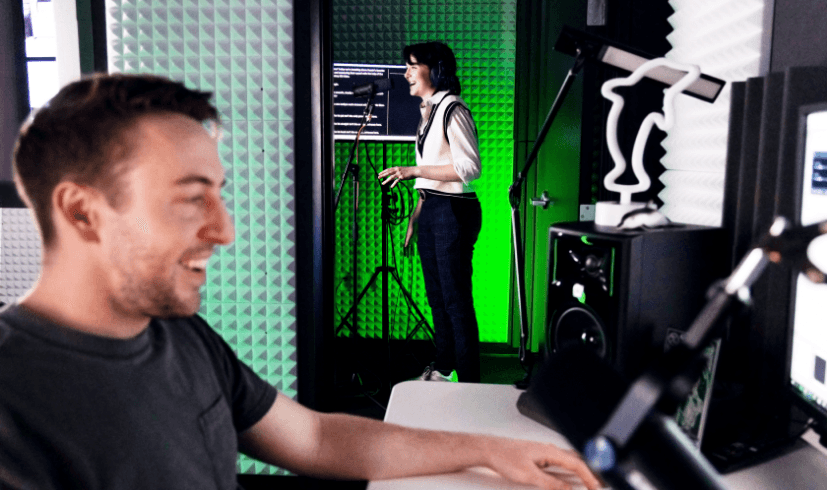 John in Studio